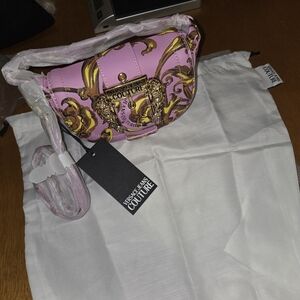 Versace Jeans Collection Pink and Gold Women's Bag